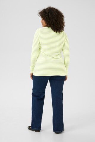 KAFFE CURVE Shirt 'Lia' in Green
