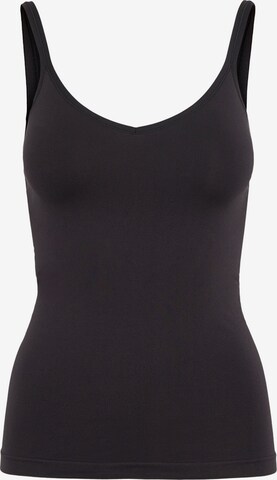 Maillot de corps PIECES en noir : devant