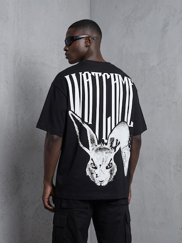 QWX2 Shirt 'Watch Me' in Zwart