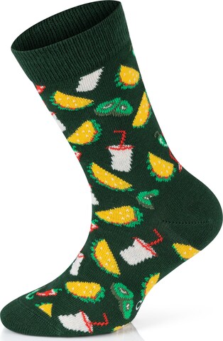 Happy Socks Socken 'Hot Dog-Taco' in Mischfarben