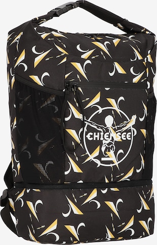 CHIEMSEE Backpack 'Surf n Turf' in Black