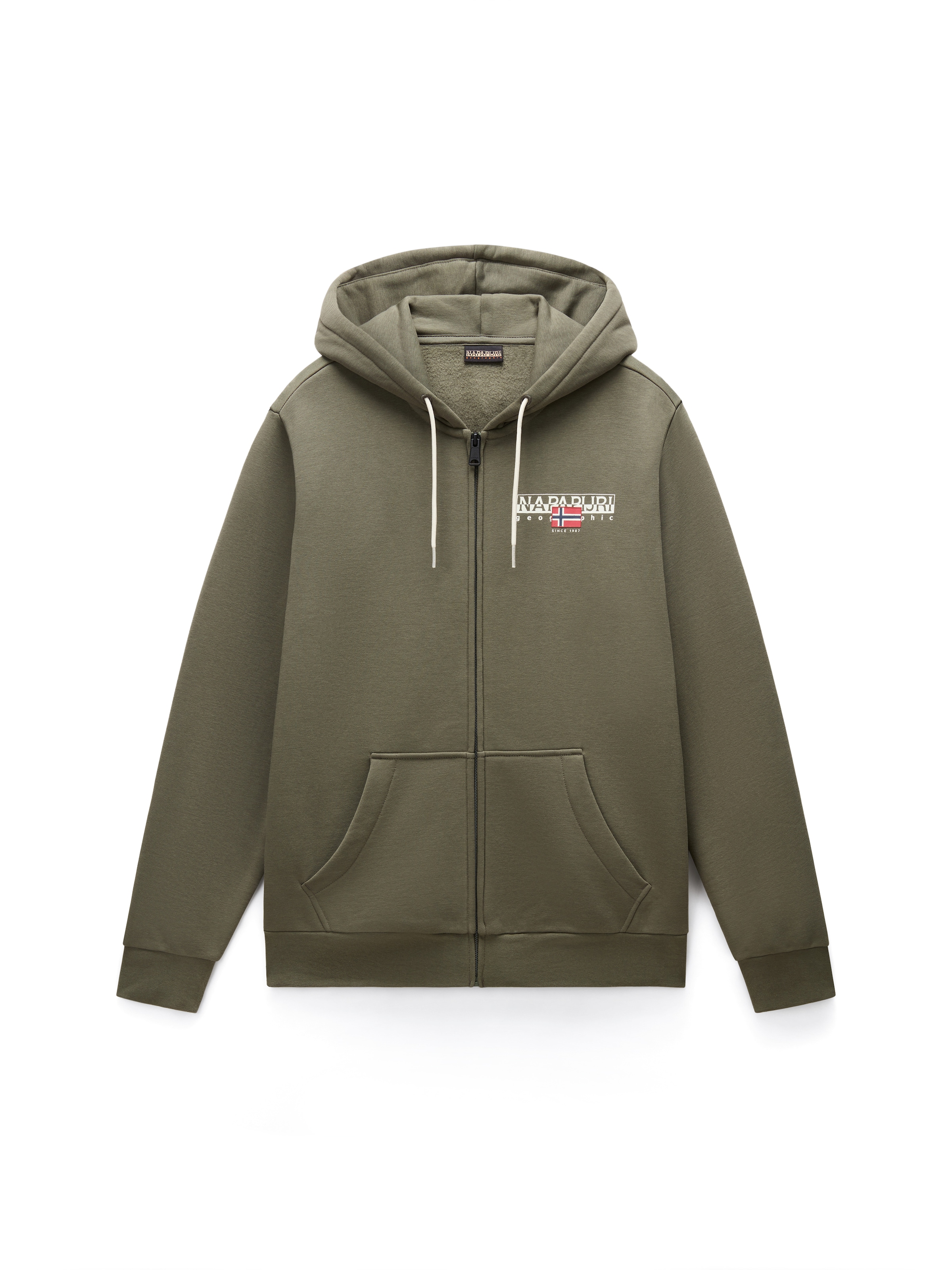 Giacca di felpa 'B-Aylmer' di NAPAPIJRI in verde: frontale