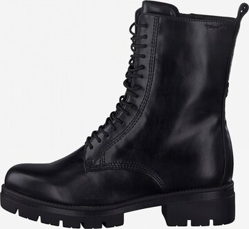 TAMARIS Lace-Up Ankle Boots in Black