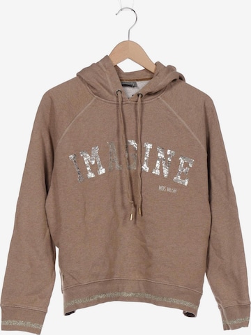 MOS MOSH Sweatshirt & Zip-Up Hoodie in XL in Beige: front