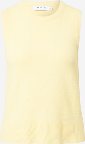 MSCH COPENHAGEN Sweter 'Zenie' w kolorze żółty: przód
