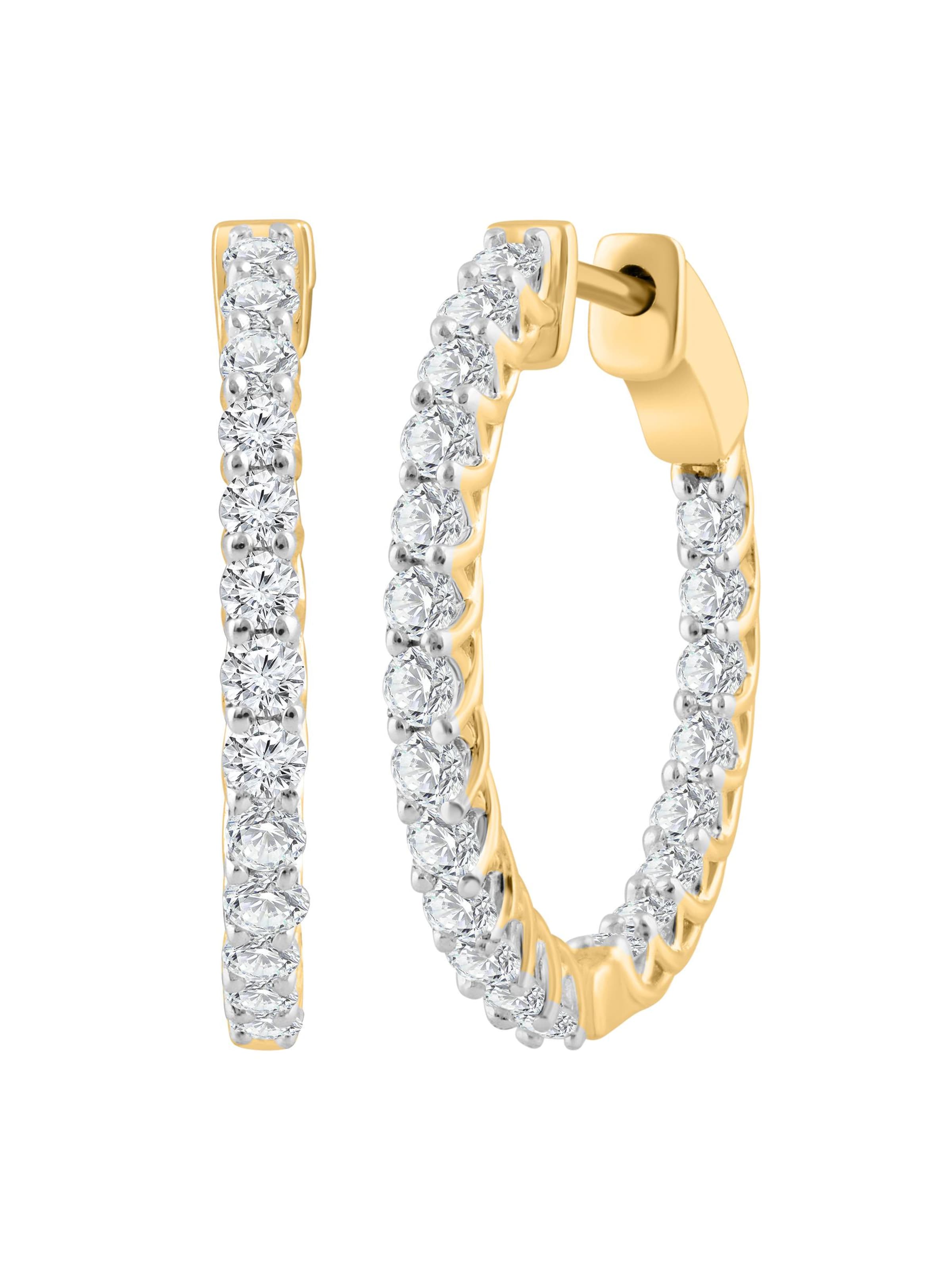 ETHISHER DIAMANTEN Earrings in Gold: front