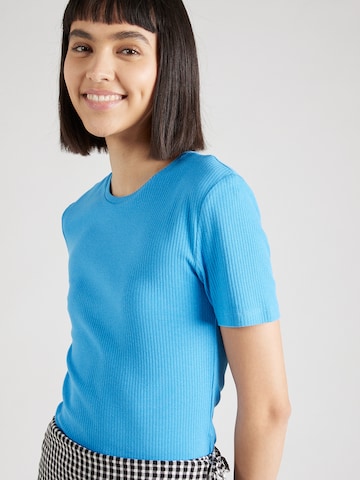 PIECES - Camisa 'RUKA' em azul