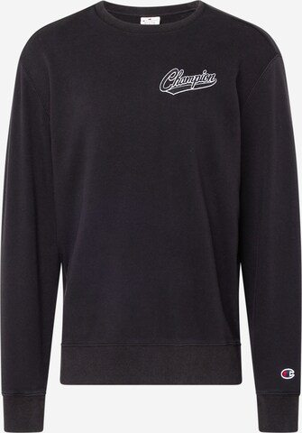 Champion Authentic Athletic Apparel Sweatshirt in Schwarz: predná strana