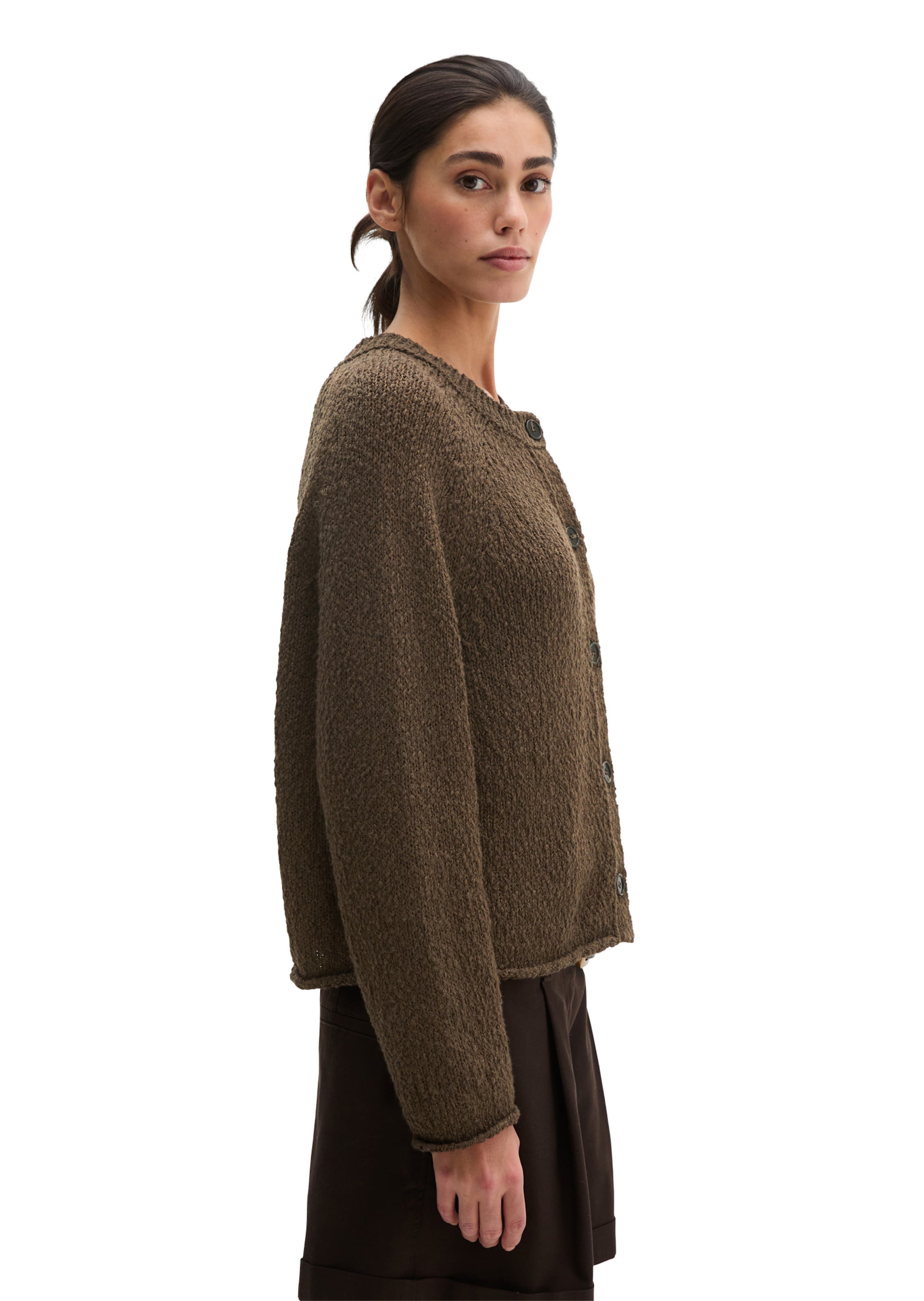 Marc O'Polo Strickjacke in Braun