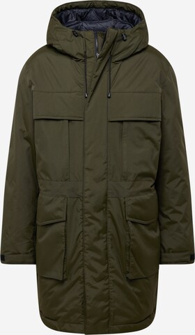 Parka mi-saison 'APEX' KnowledgeCotton Apparel en vert : devant