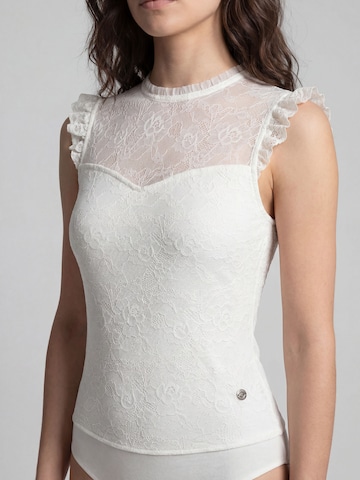 Blouse folklorique 'Kavala' SPIETH & WENSKY en blanc