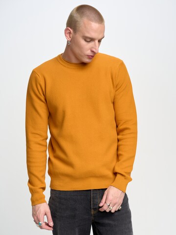 Pull-over ' REYLI ' BIG STAR en orange : devant