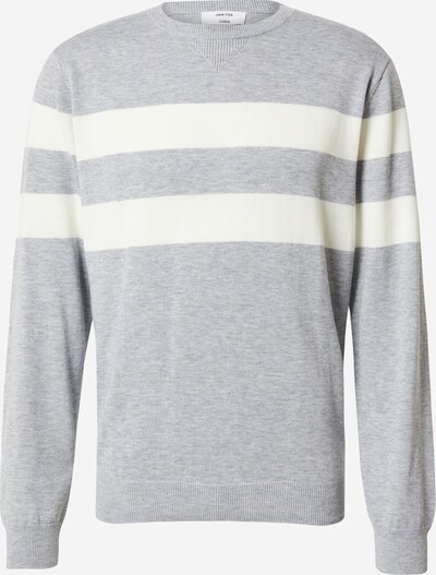 DAN FOX APPAREL Sweater 'Ludwig' in mottled grey / Off white, Item view