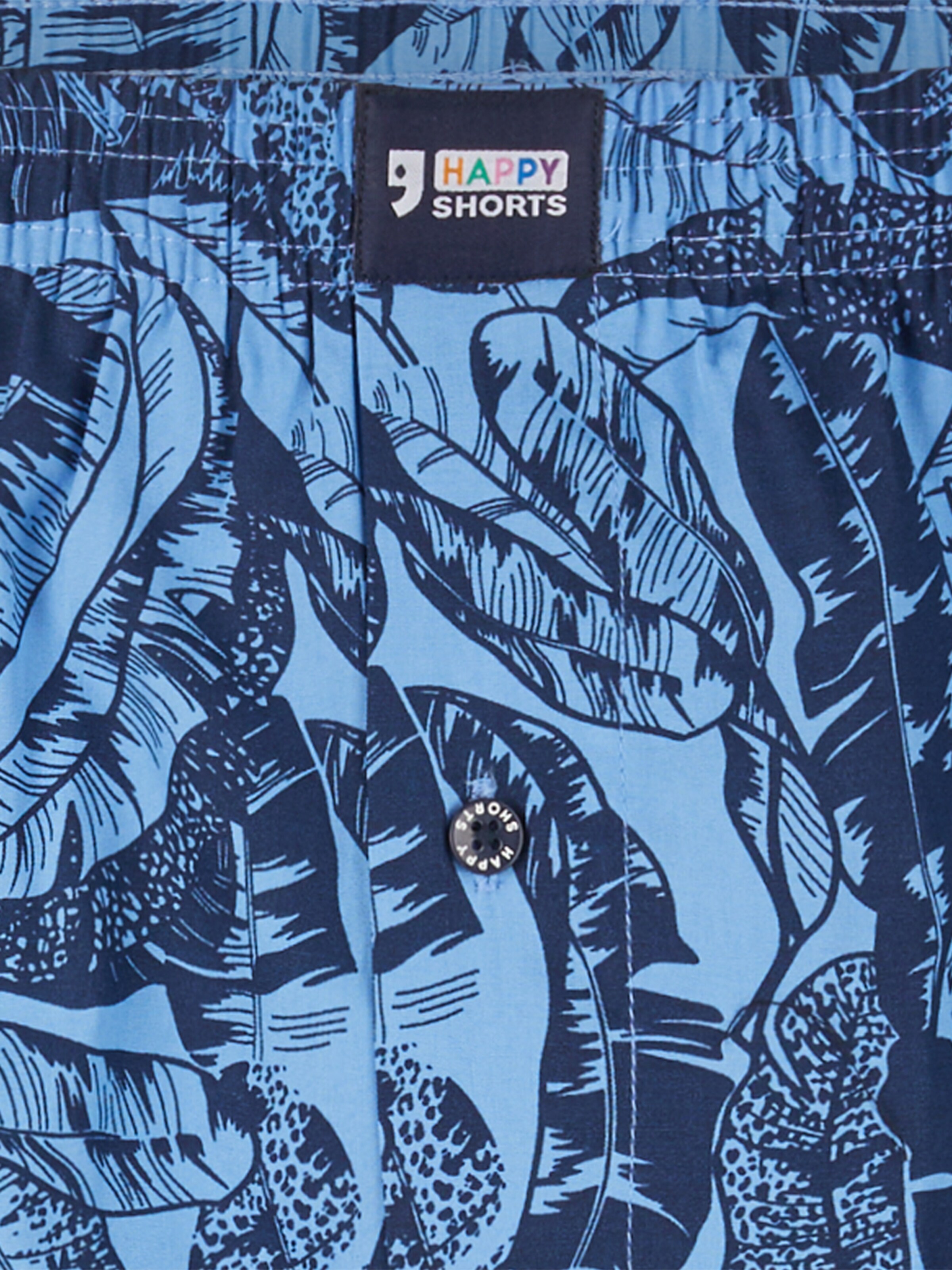 Happy Shorts Boxer ' Motives ' in Blau