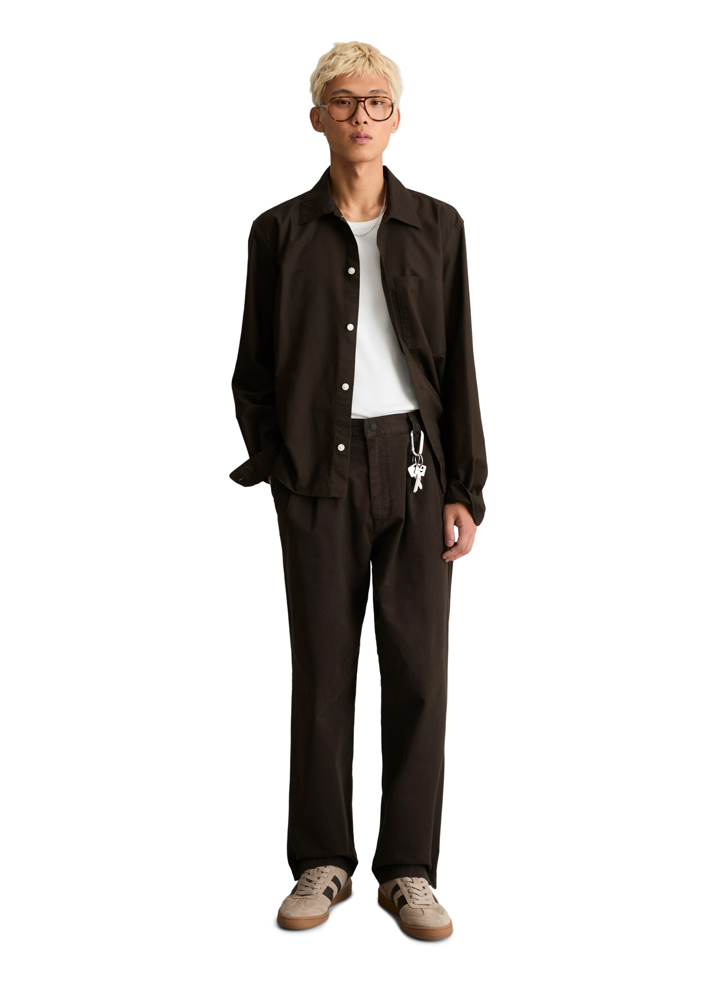 Coupe regular Chemise Marc O'Polo DENIM en marron