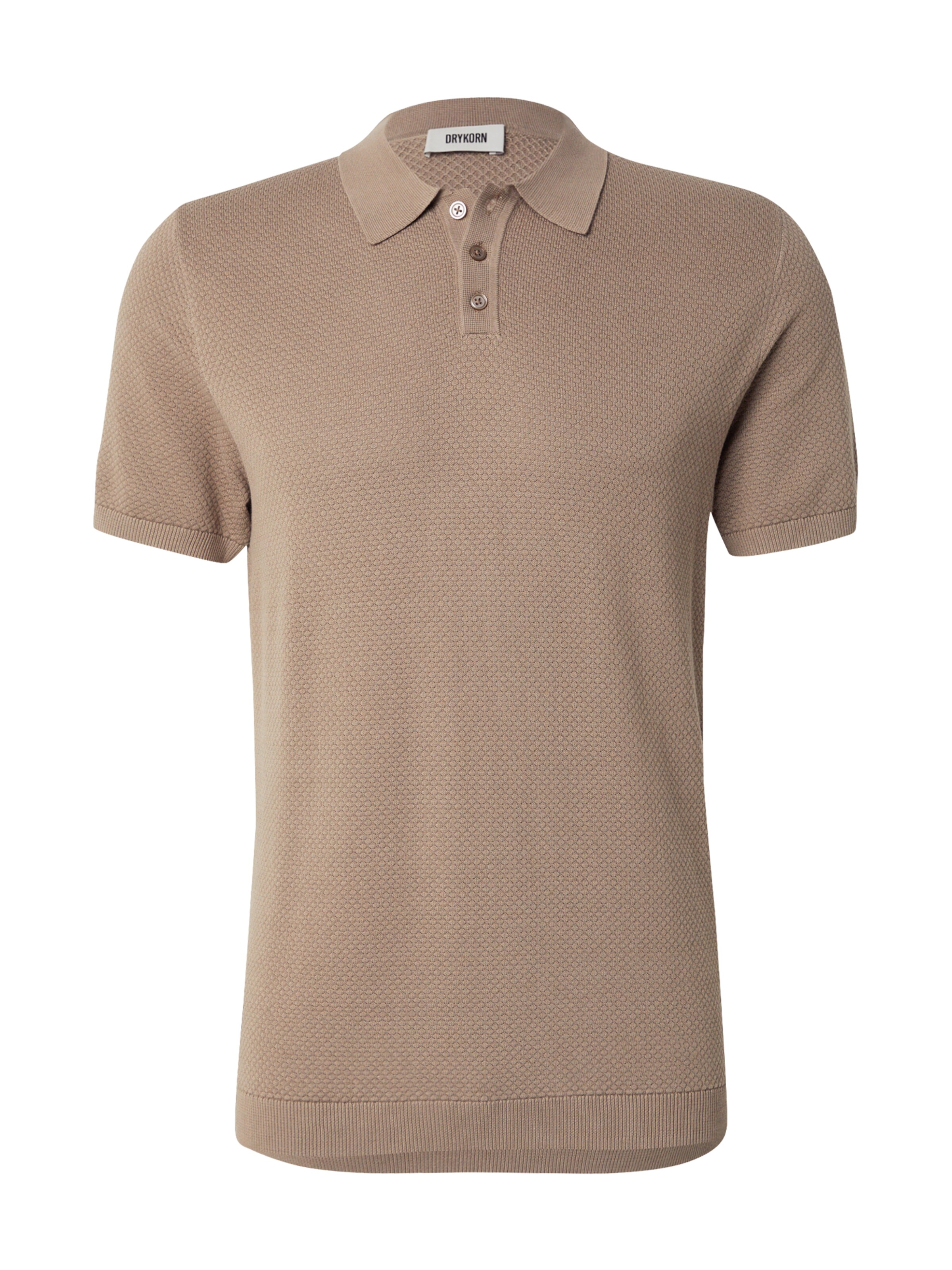 DRYKORN Poloshirt 'Triton' in Beige: Vorderseite