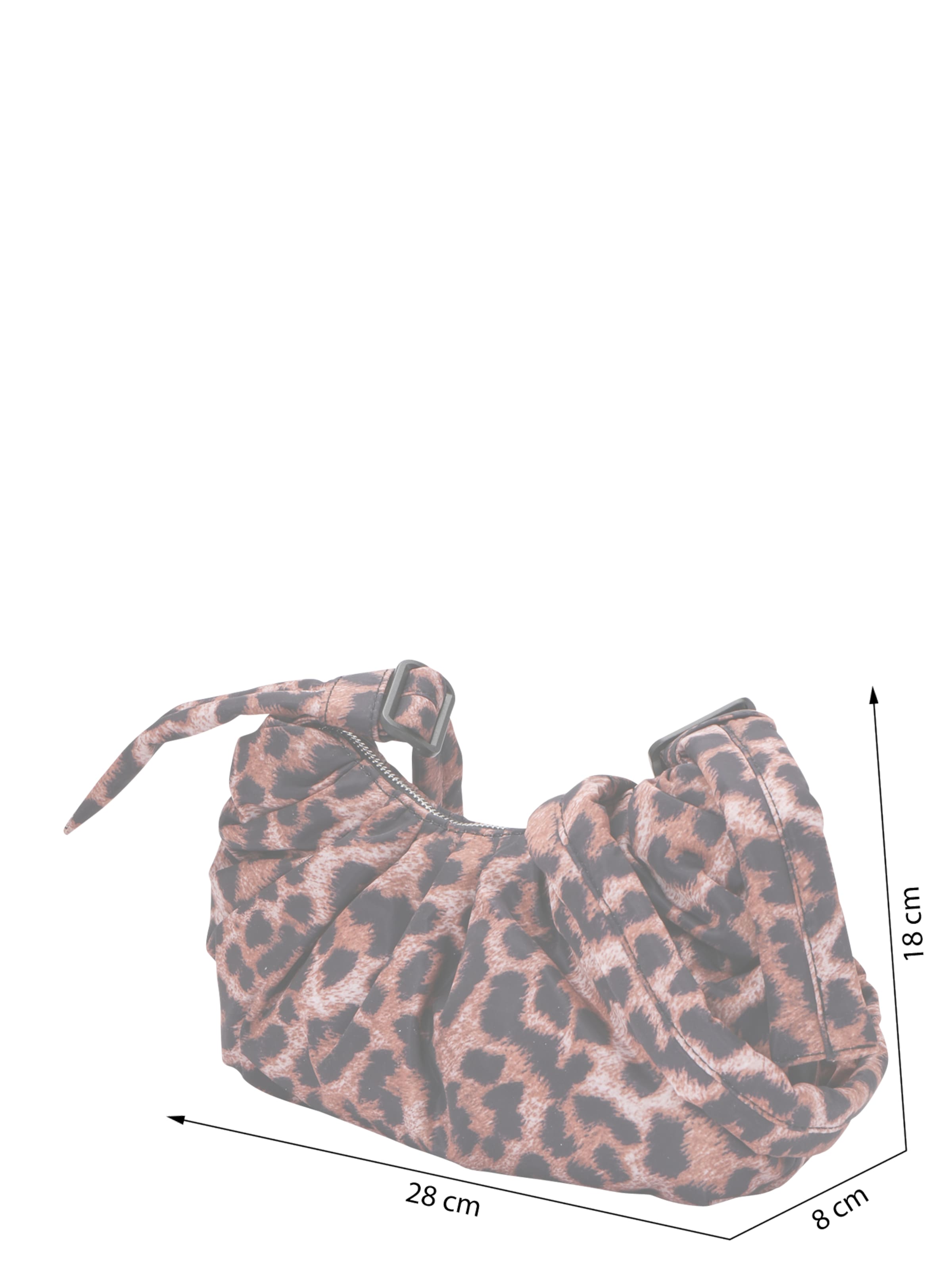 TOPSHOP Taška cez rameno 'Cian' - Hnedá