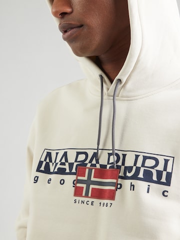 NAPAPIJRI Sweatshirt 'B-AYLMER' in Beige