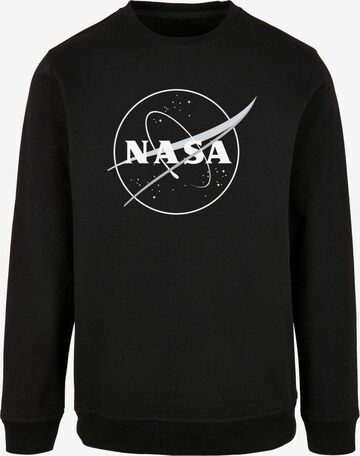 Sweat-shirt 'NASA - Galaxy' Merchcode en noir : devant