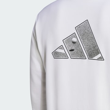 Veste de survêtement ADIDAS PERFORMANCE en blanc