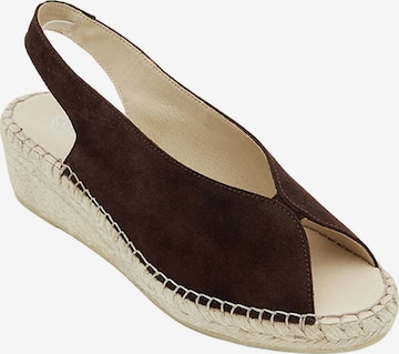 Sandales 'Sandalen' Desa en marron : devant