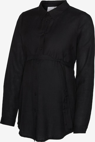 MAMALICIOUS Блуза 'PETRA' в черно: отпред