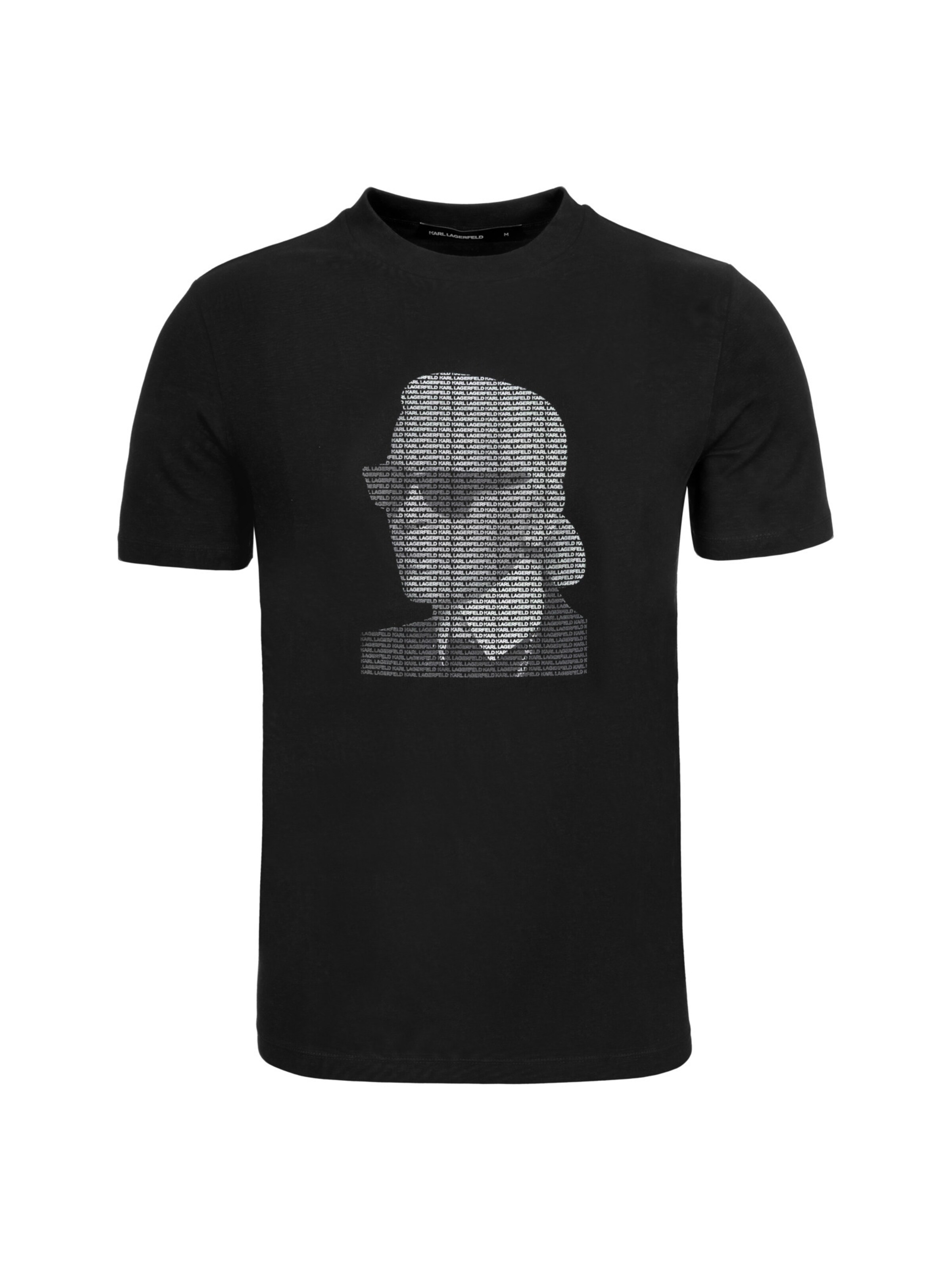 Karl Lagerfeld T-Shirt in Schwarz: Vorderseite