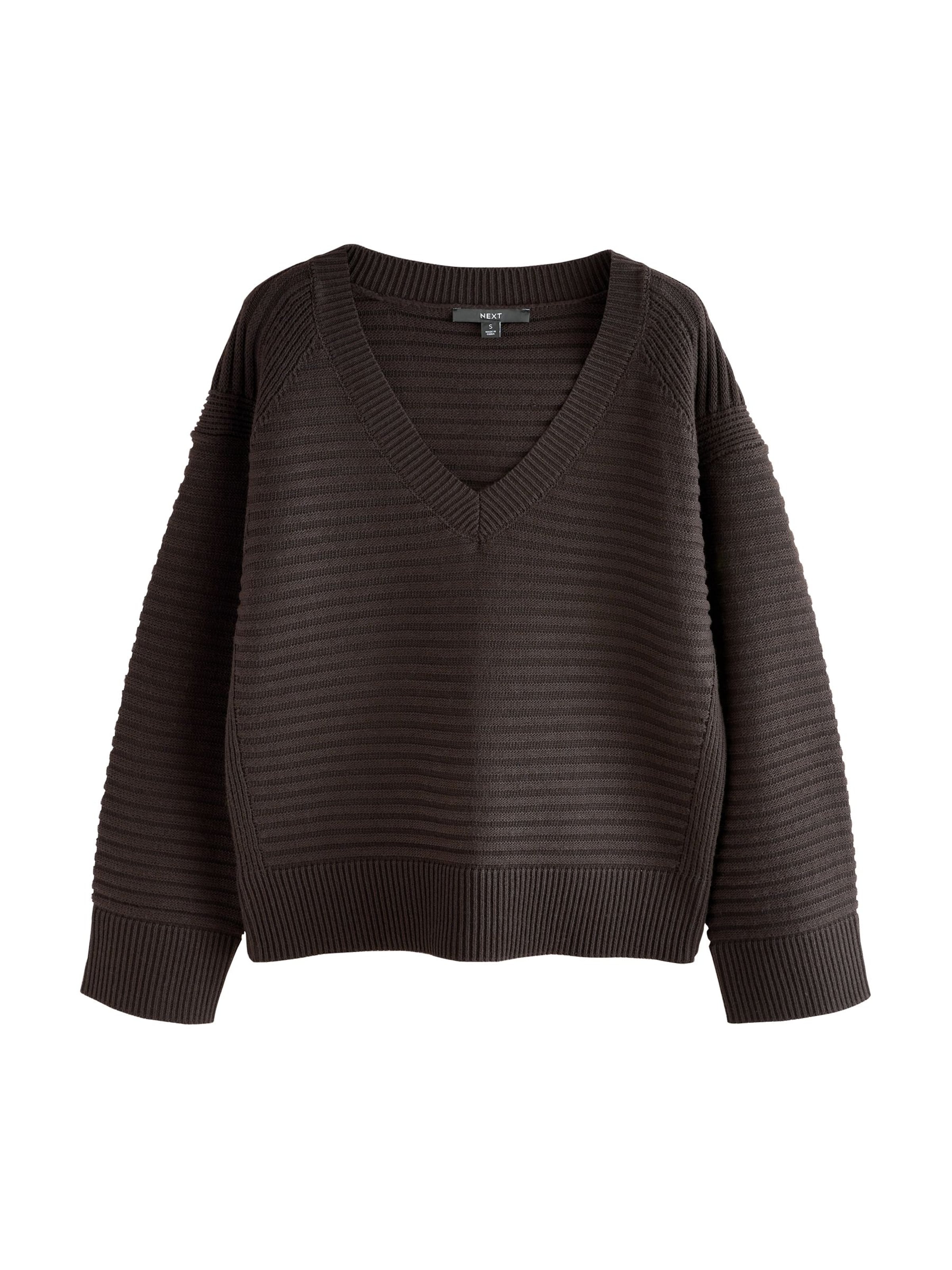 Next Trui in Bruin: voorkant