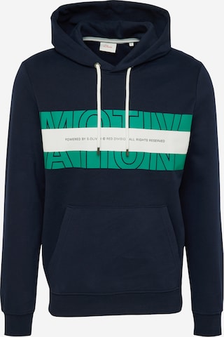 s.Oliver Sweatshirt in Blue: front