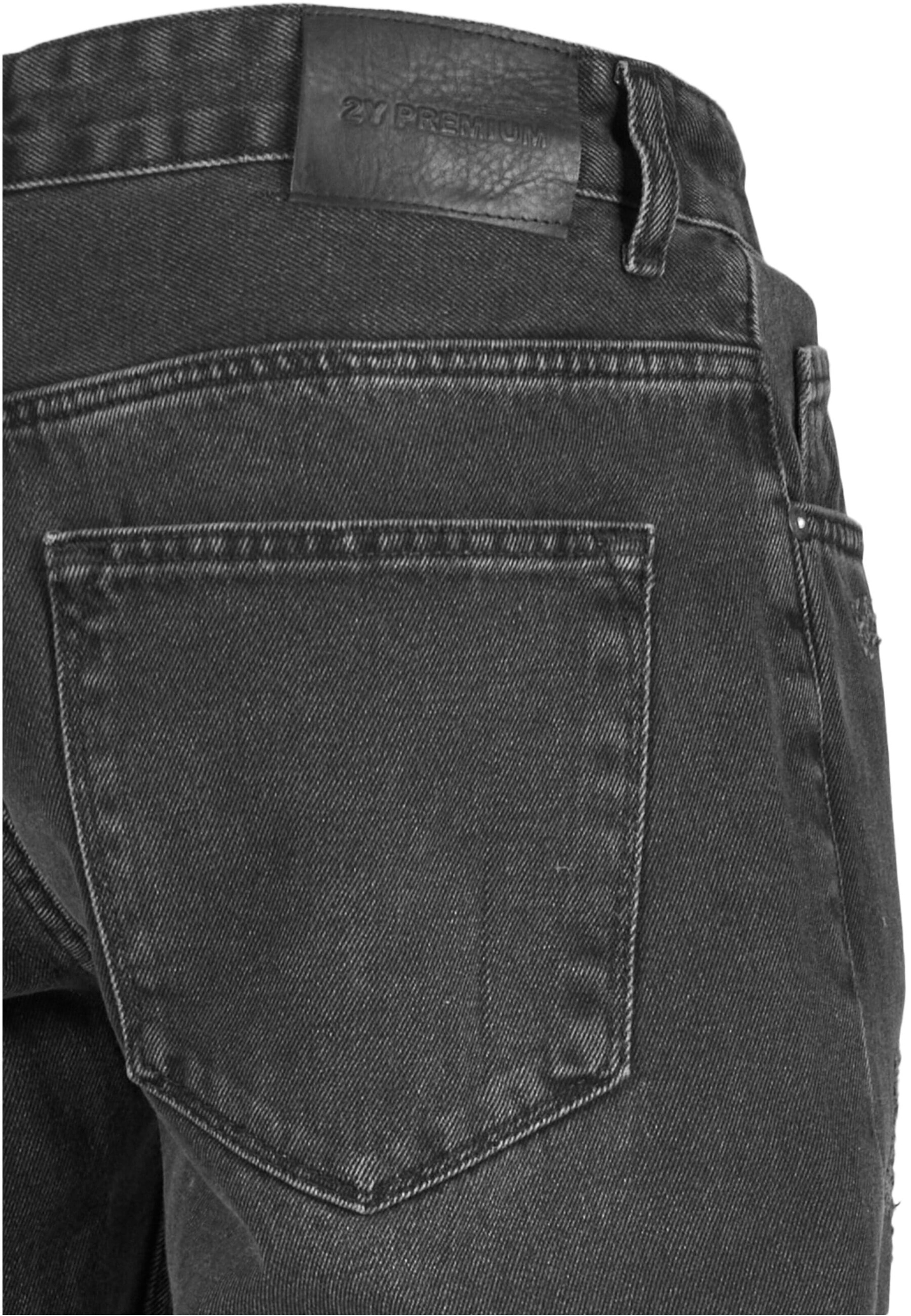 2Y Premium Loosefit Jeans in Zwart