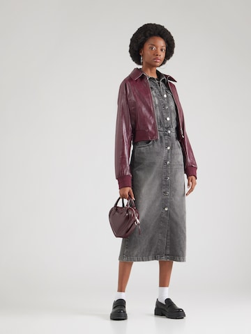 UNITED COLORS OF BENETTON Shirt dress in Black