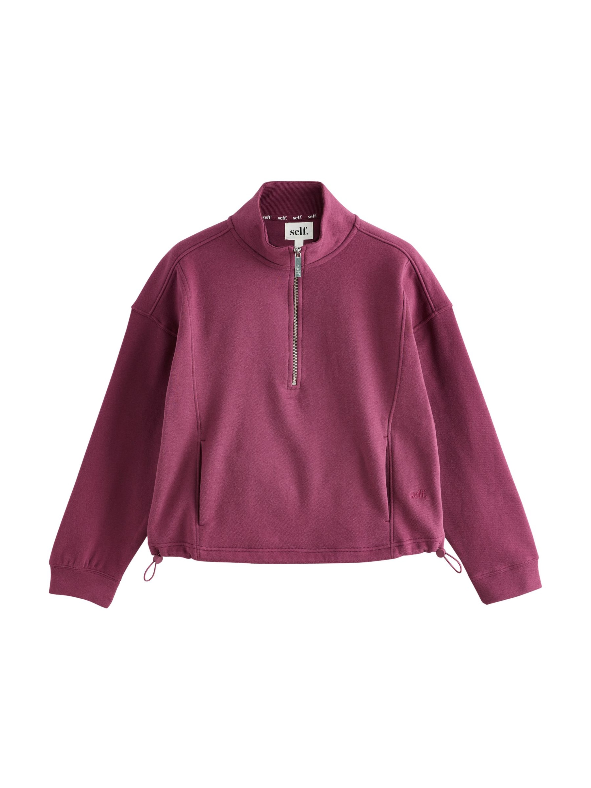 self. - Sudadera en lila: frente