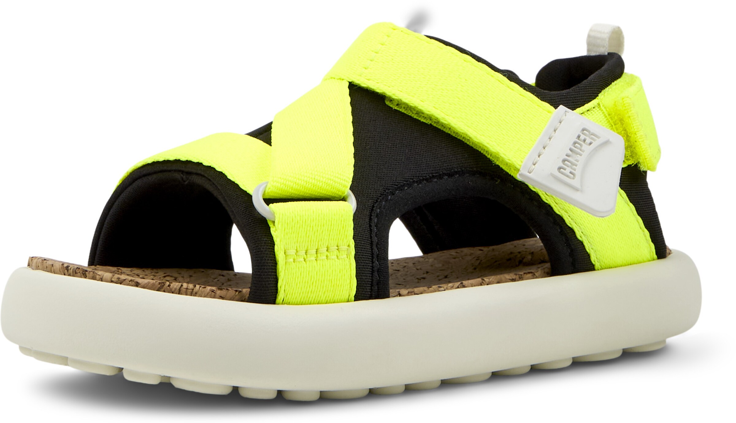 Chaussures ouvertes 'Pelotas Flota' CAMPER en jaune : devant