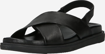ABOUT YOU Sandals 'Kayra' in Black: front