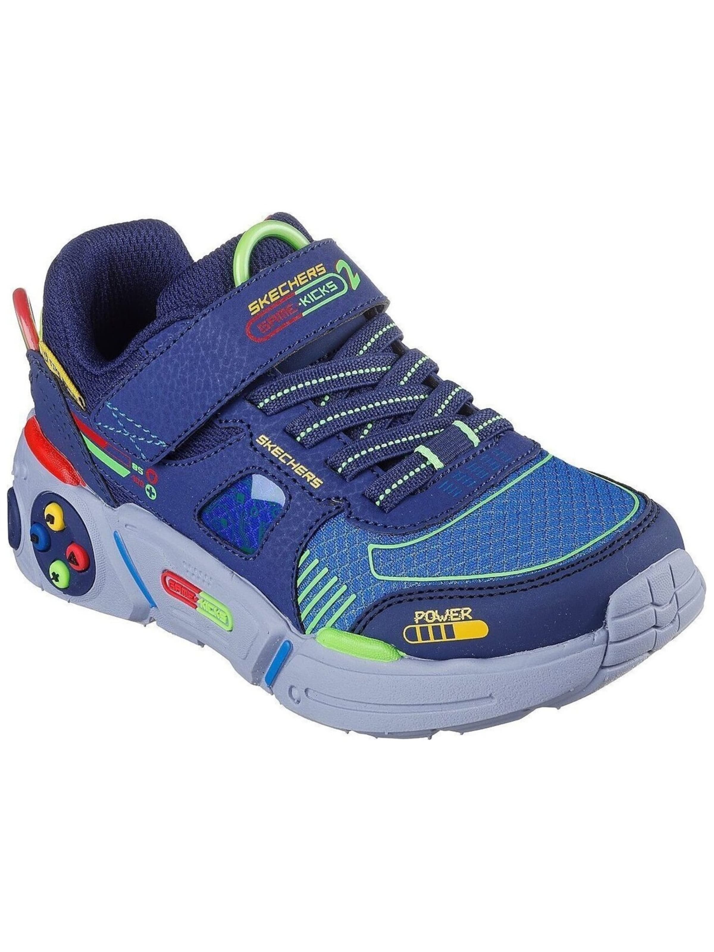 SKECHERS Sneakers 'Gametronix 2.0' in Blauw: voorkant