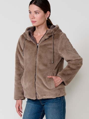 KOROSHI Přechodná bunda – hnědá