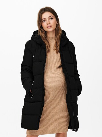 Only Maternity Winter Jacket 'Dolly' in Black: front