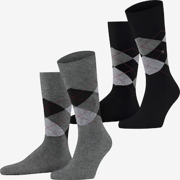 BURLINGTON Socks 'Everyday Argyle' in Grey: front