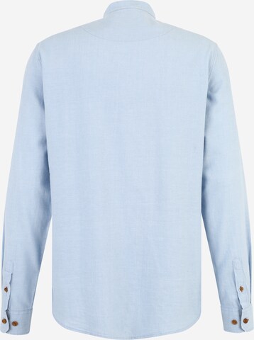 Kronstadt Regular fit Button Up Shirt 'Dean Diego' in Blue