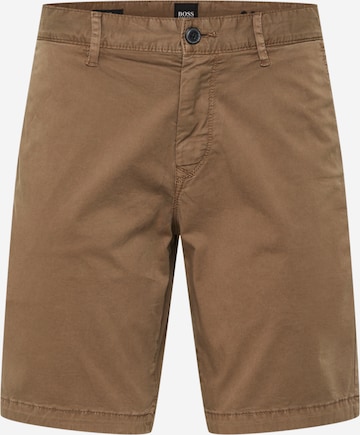 BOSS Orange Regular Shorts in Braun: predná strana