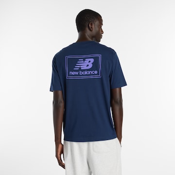 new balance Shirt in Blue: front
