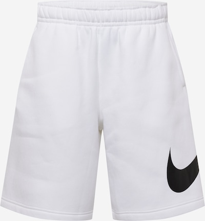 NIKE Pantalon de sport 'Club' en noir / blanc, Vue avec produit