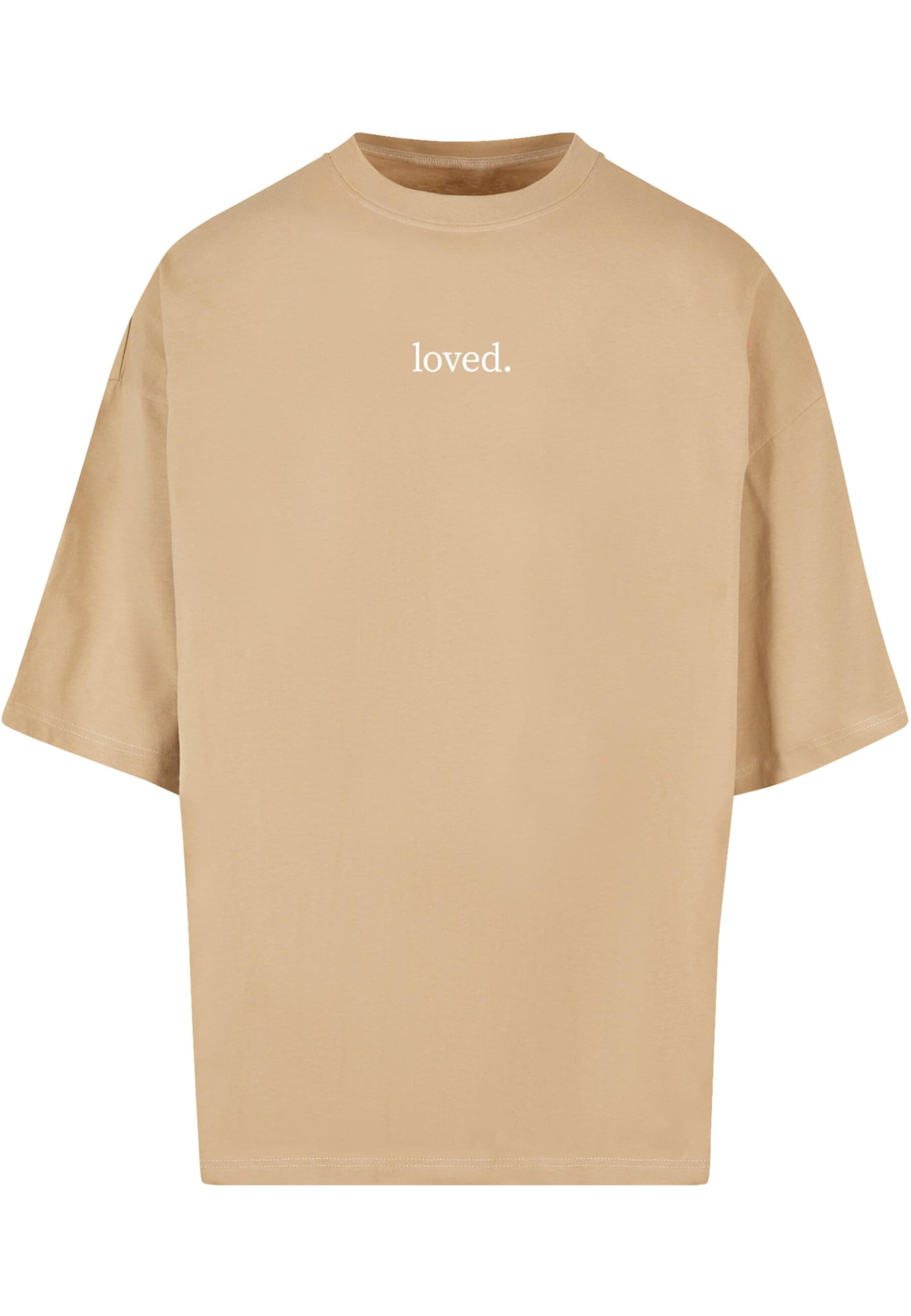 Maglietta 'Love' di Merchcode in beige: frontale
