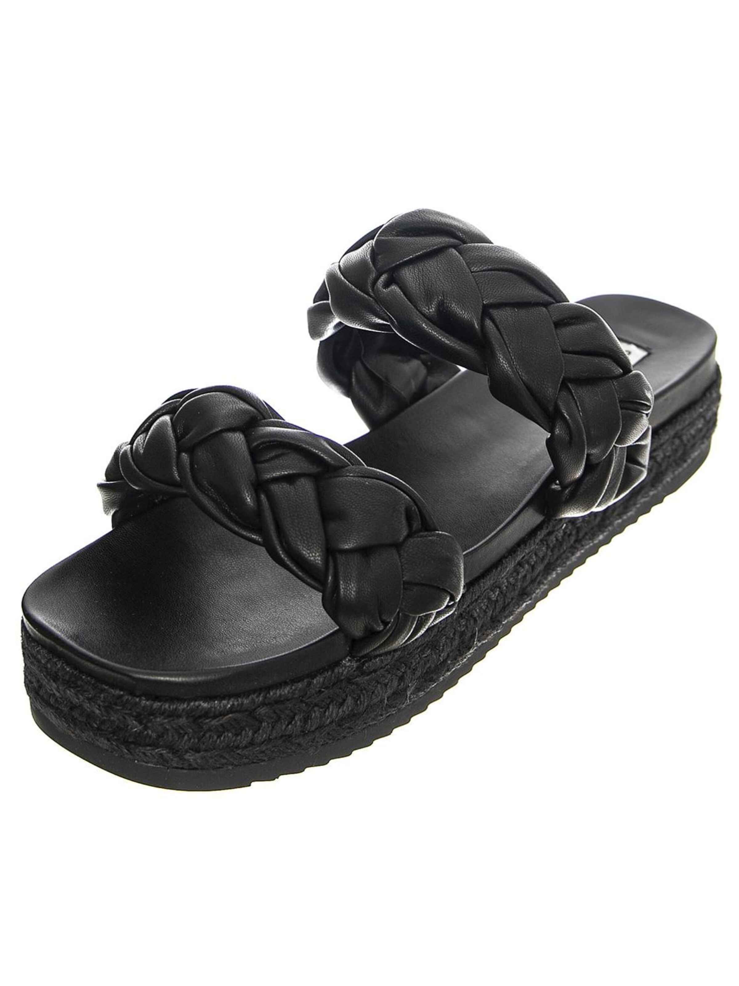 STEVE MADDEN Sandały 'Womens Gist Black / Black Sandals' w kolorze czarny: przód
