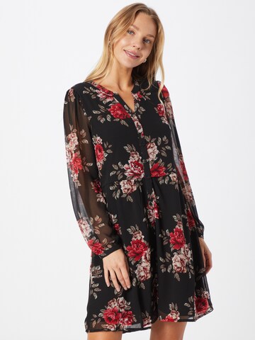 VILA - Vestido camisero 'Amione' en negro: frente