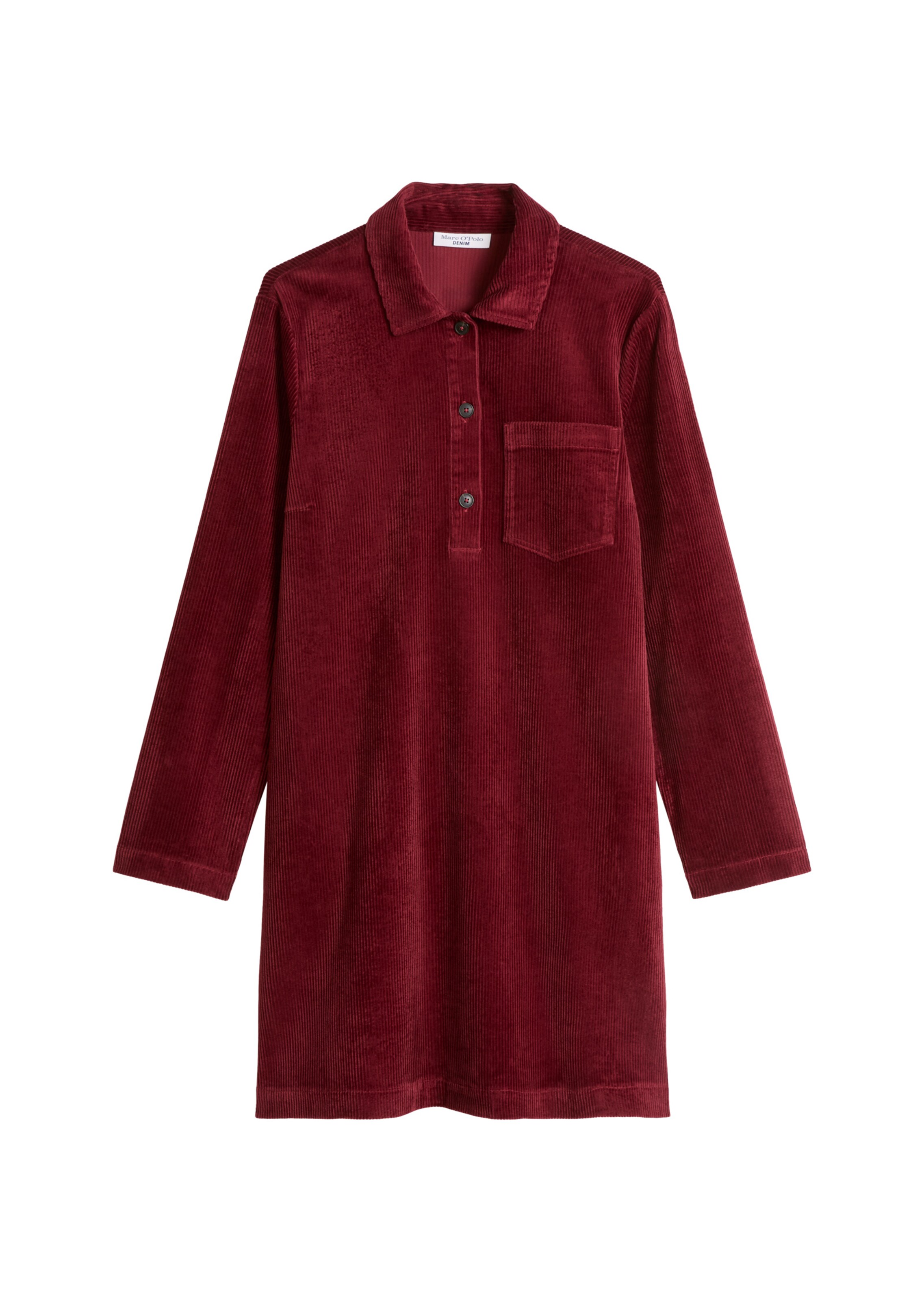 Marc O'Polo DENIM Jurk in Rood: voorkant