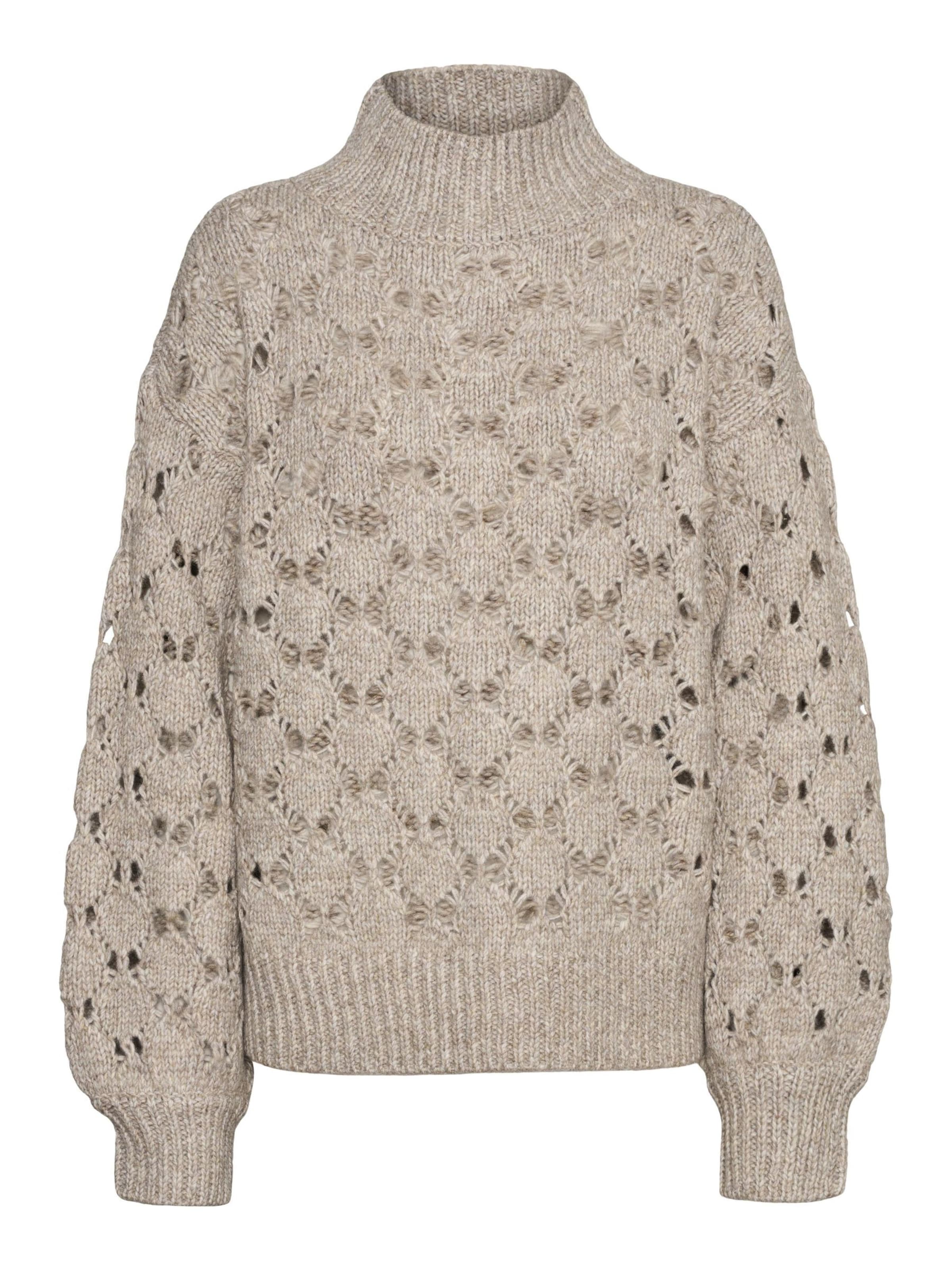 VERO MODA Sweater in Beige: front
