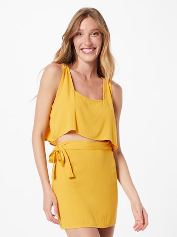 Vêtement de plage Nasty Gal en jaune : devant