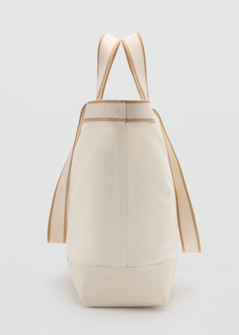 MANGO MAN Shopper in Weiß