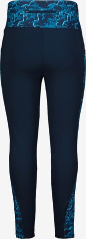 Skinny Leggings Ulla Popken en bleu